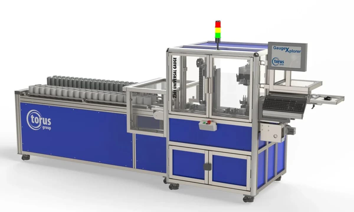 Imagem do equipamento Medidor Automático Universal Z301 para Inspeção de Latas de Bebidas (Cortadas e Acabadas) da marca TORUS