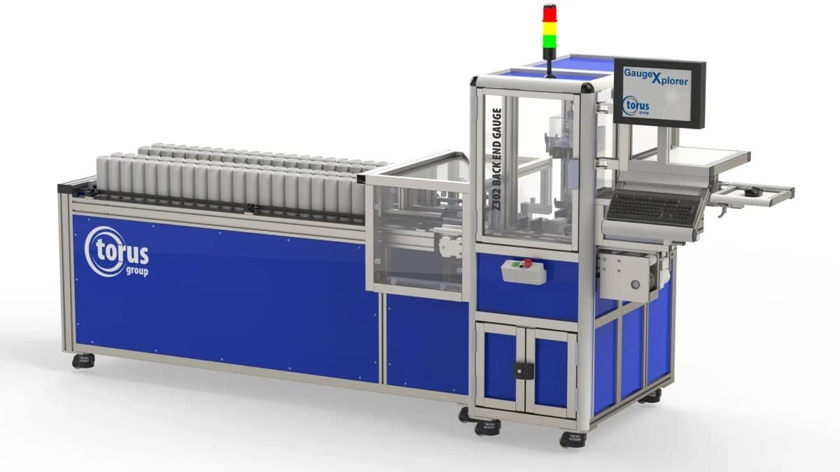Imagem do equipamento Medidor Automático de Inspeção de Extremidade Traseira de Latas Acabadas Z302 da marca TORUS
