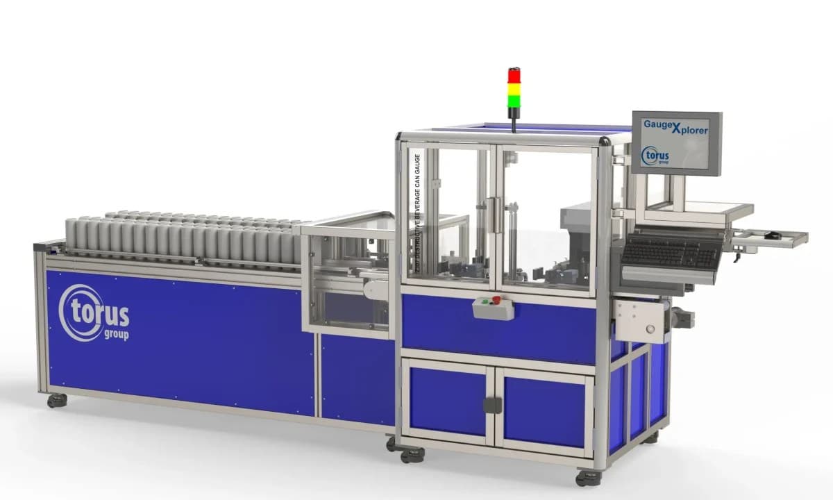 Imagem do equipamento Medidor Destrutivo Automático de Latas de Bebidas Z307 da marca TORUS