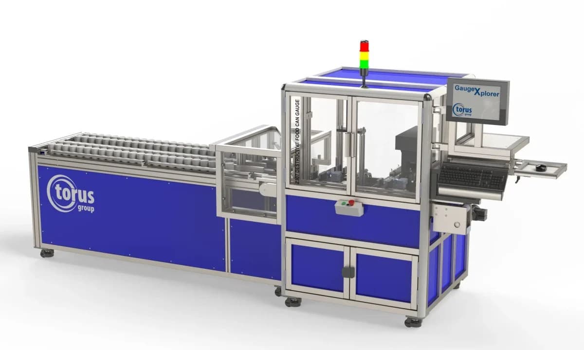 Imagem do equipamento Medidor Destrutivo Automático de Latas de Alimentos Z307 da marca TORUS